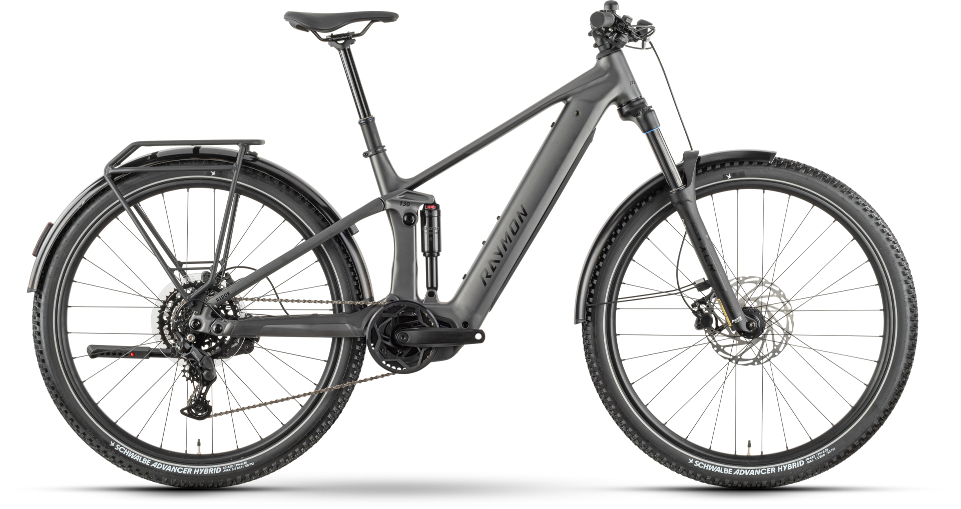 Raymon Ridok Comp Street E-Mountainbike Fully- EQ-Ausstattung mit Panasonic GXM