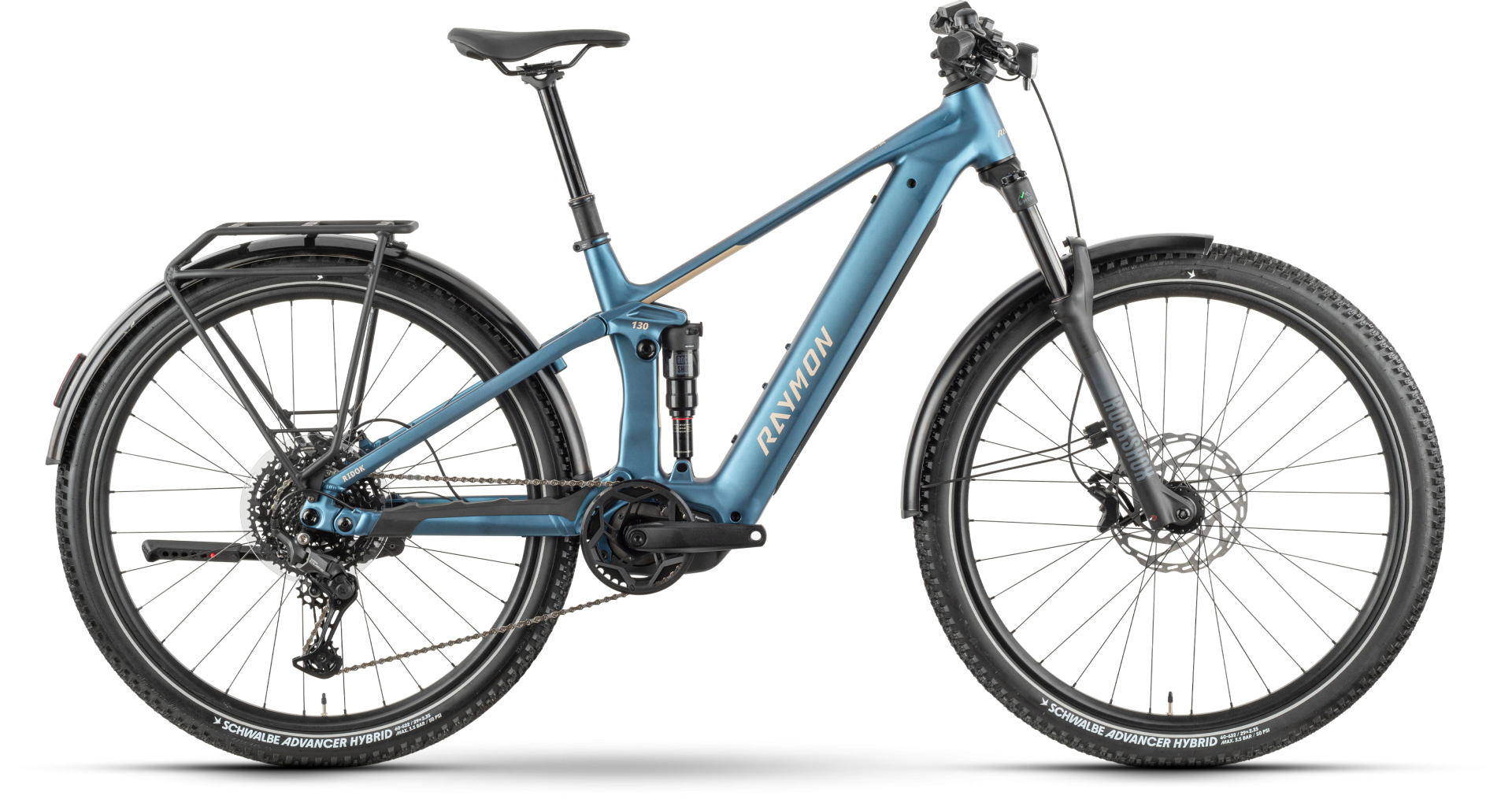 Raymon Ridok Pro Street E-Mountainbike Fully - EQ Ausstattung mit Panasonic GXMmg