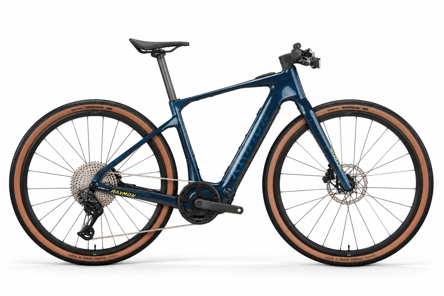 Raymon Norza Comp Flatbar  Carbon E-Gravelbike – Bosch SX – oceanblue