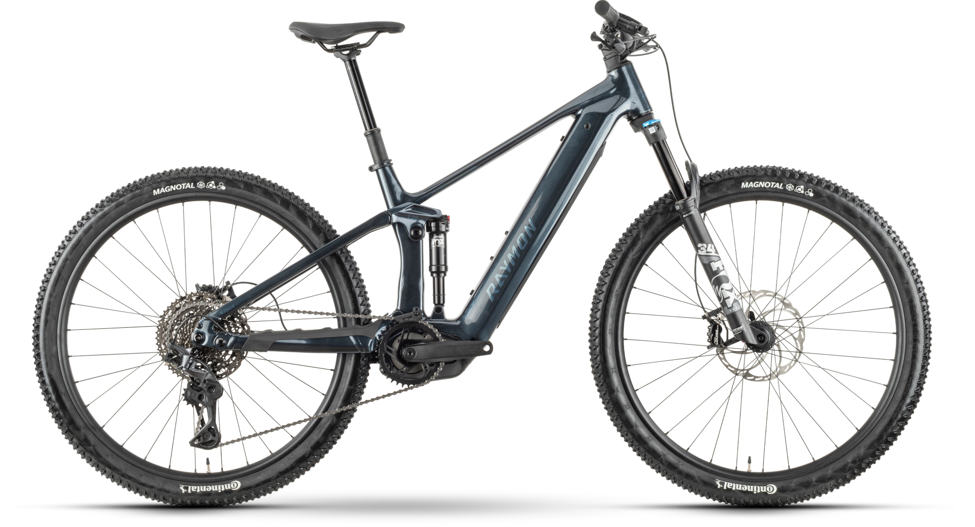 Raymon Ridok Ultra E-Mountainbike Fully mit Panasonic GXMmg smokeblue