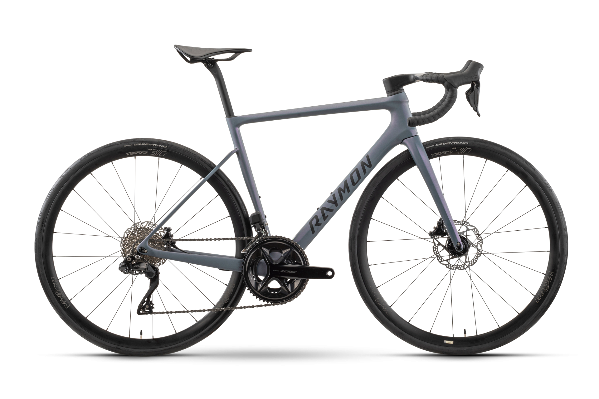 Raymon Kirana Pro – Carbon Performance Rennrad mit Shimano 105 Di2 galaxygrey