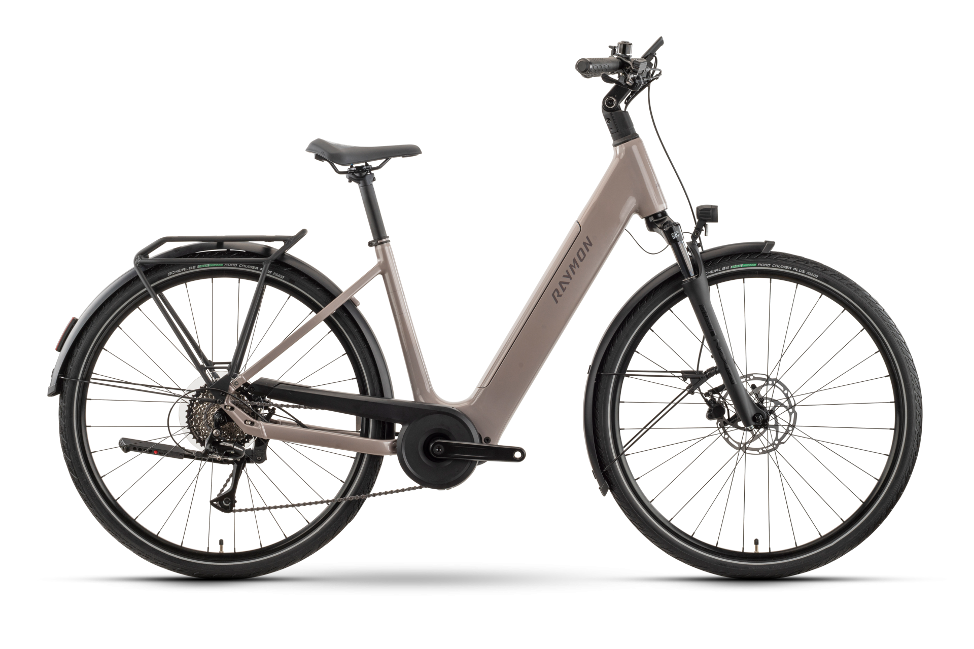 Raymon Numa Pure Urban E-Bike mit tiefem Einstieg, cashmere