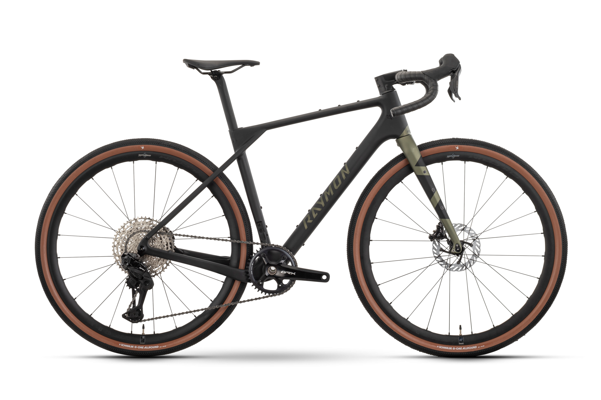 Raymon Soreno Ultra Carbon Gravelbike – carbon/forestgreen