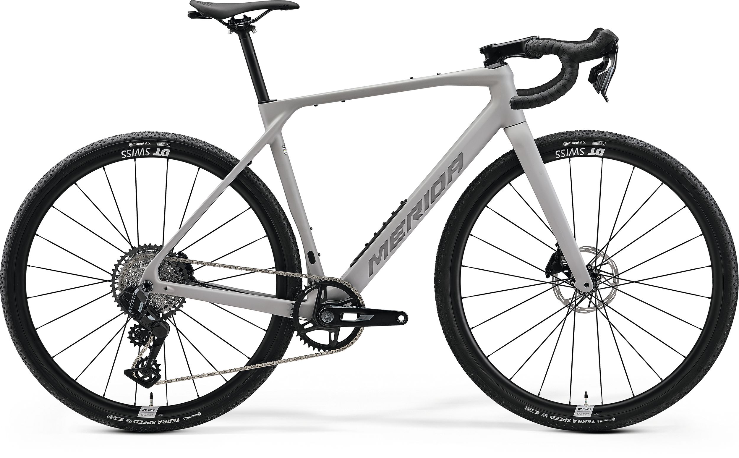 Merida MISSION 7000 Carbon Performance Gravelbike Shimano GRX 2027 – silk grey(gunmetal grey)