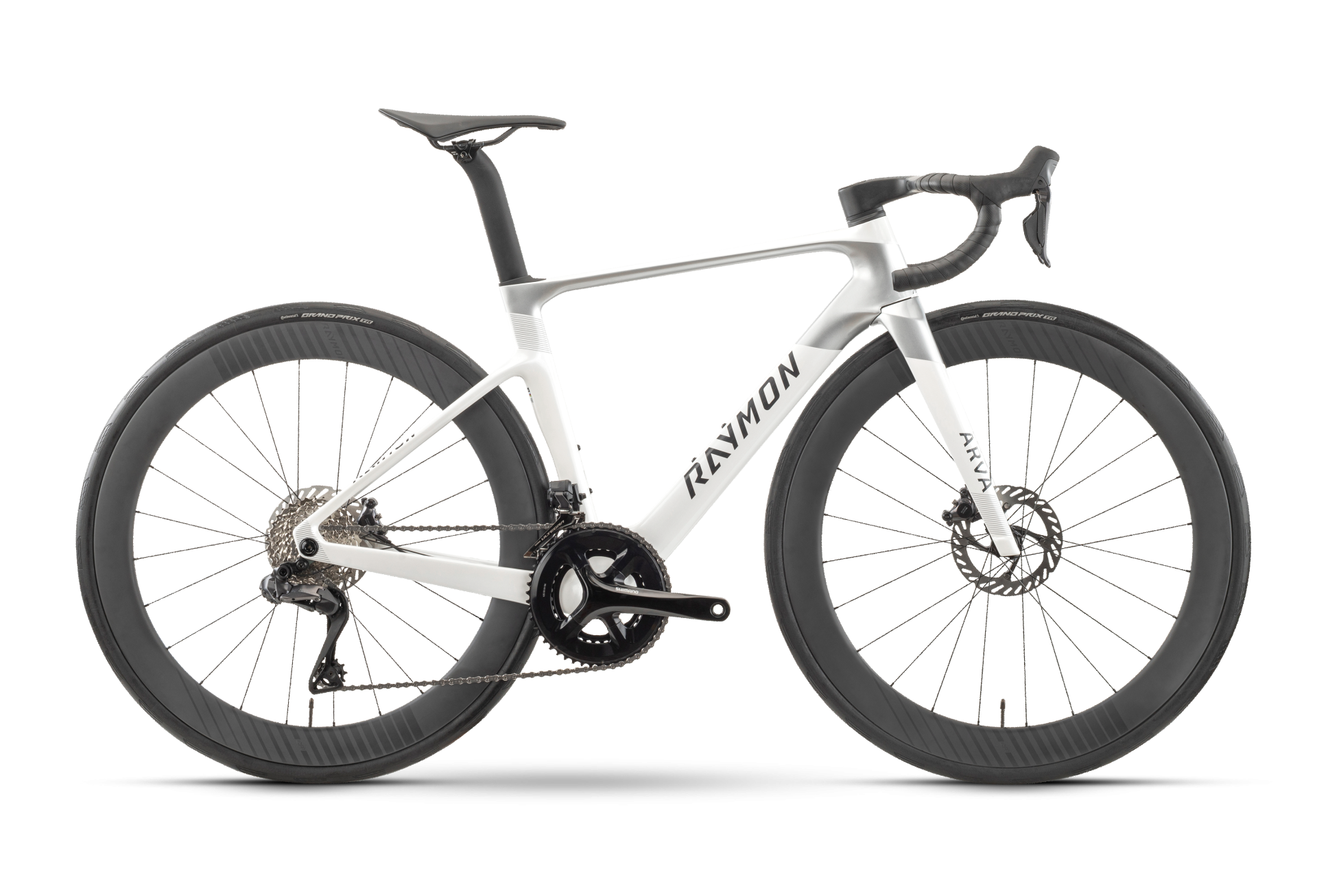 Raymon Arva Pro – Carbon Aero-Rennrad mit Shimano Ultegra Di2 starwhite/silver