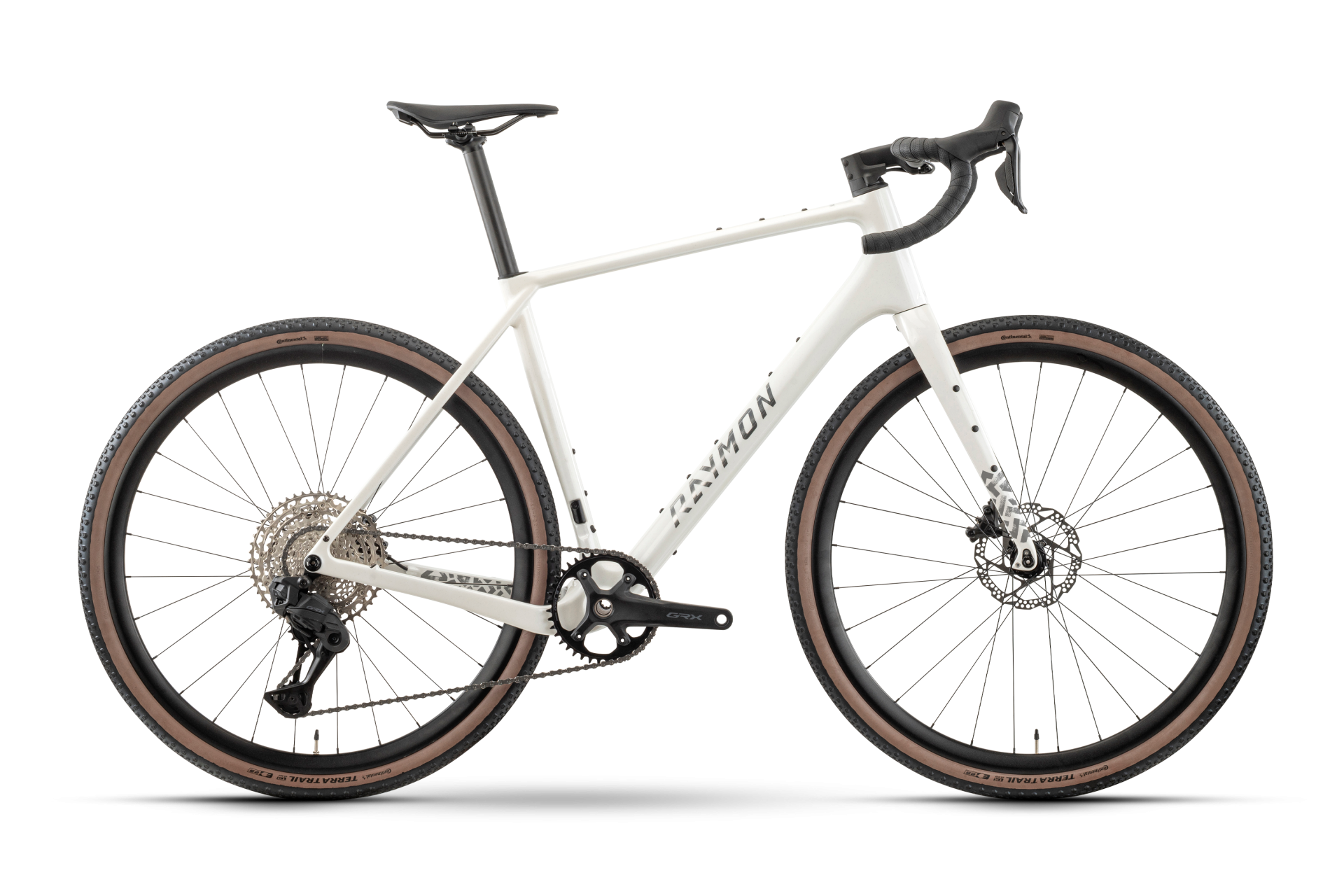 Raymon Soreno Pro Carbon Gravelbike – white sparkle
