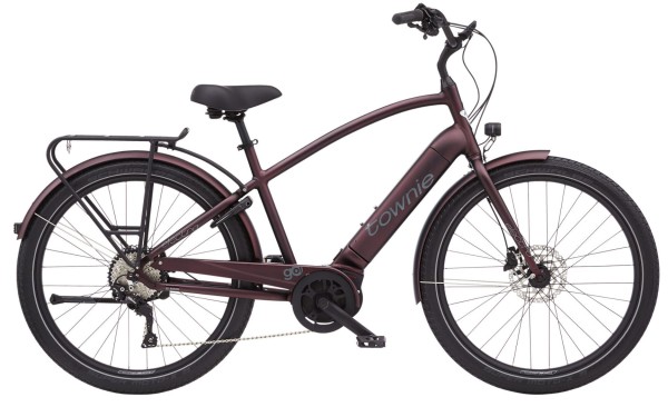 Electra Townie Path Go! 10D EQ Step-Over 2023 Matte Oxblood