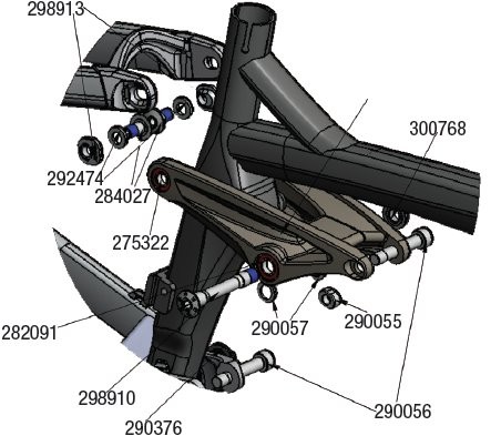 Trek Scratch 2010-2011, 298910, Achse, 12mm Schaft, 82.0mm Long